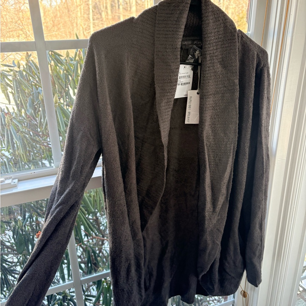 Barefoot Dreams CozyChic Lite Circle Cardi - Carbon
